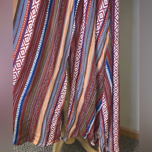 NWT - Bloomchic Striped Tribal Maxi Dress - Picture 6 of 9